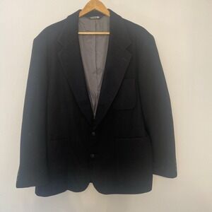 Vintage Mark Shale Wool Blazer Men's 46/48 Made in USA 80s 90s Tailored Jacket